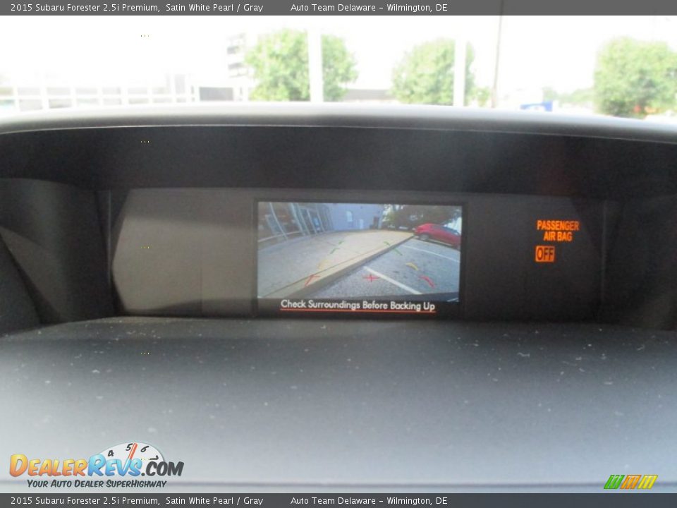 2015 Subaru Forester 2.5i Premium Satin White Pearl / Gray Photo #14