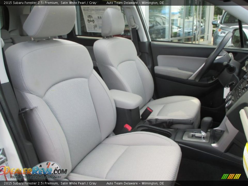 2015 Subaru Forester 2.5i Premium Satin White Pearl / Gray Photo #22
