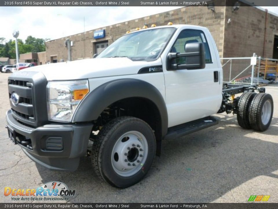 Oxford White 2016 Ford F450 Super Duty XL Regular Cab Chassis Photo #5