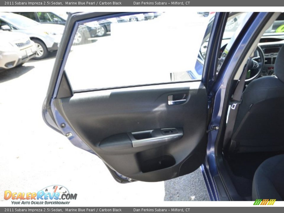 2011 Subaru Impreza 2.5i Sedan Marine Blue Pearl / Carbon Black Photo #18