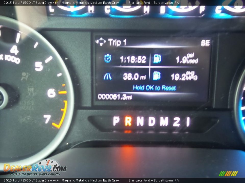 2015 Ford F150 XLT SuperCrew 4x4 Magnetic Metallic / Medium Earth Gray Photo #19