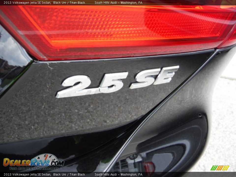 2013 Volkswagen Jetta SE Sedan Black Uni / Titan Black Photo #14