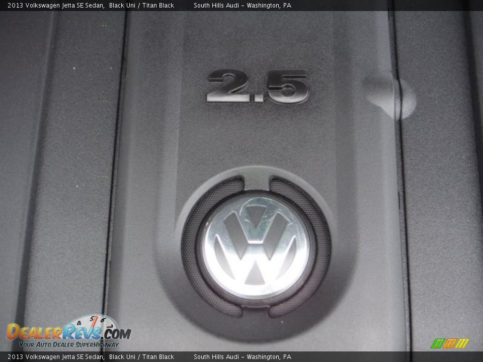 2013 Volkswagen Jetta SE Sedan Black Uni / Titan Black Photo #16