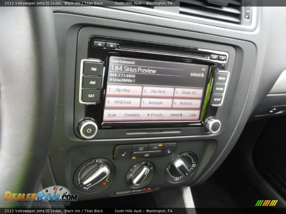 2013 Volkswagen Jetta SE Sedan Black Uni / Titan Black Photo #22