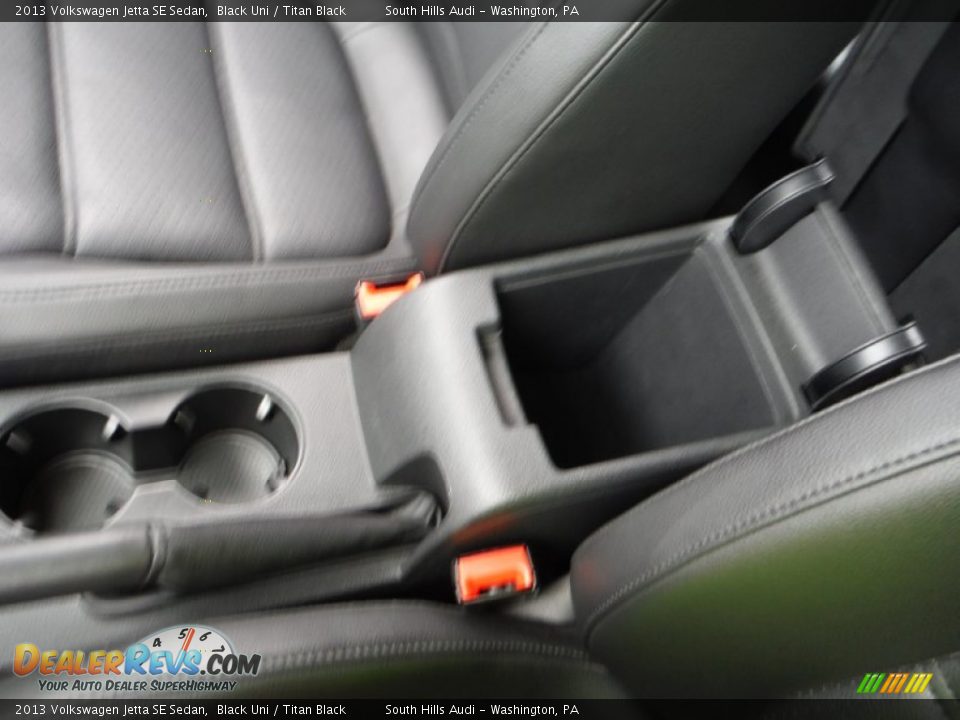 2013 Volkswagen Jetta SE Sedan Black Uni / Titan Black Photo #25