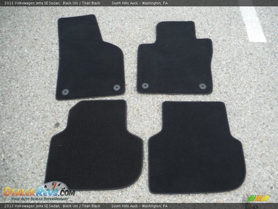 2013 Volkswagen Jetta SE Sedan Black Uni / Titan Black Photo #33