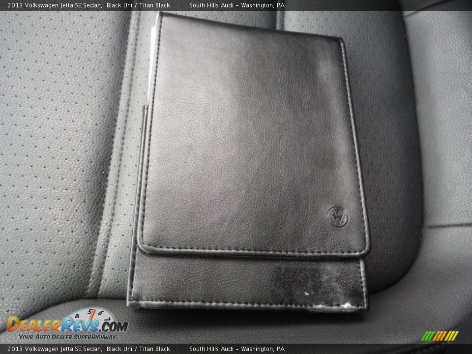 2013 Volkswagen Jetta SE Sedan Black Uni / Titan Black Photo #35