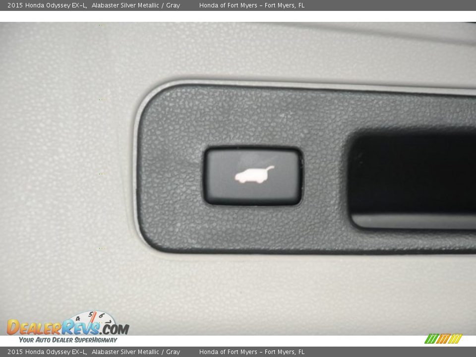 2015 Honda Odyssey EX-L Alabaster Silver Metallic / Gray Photo #23