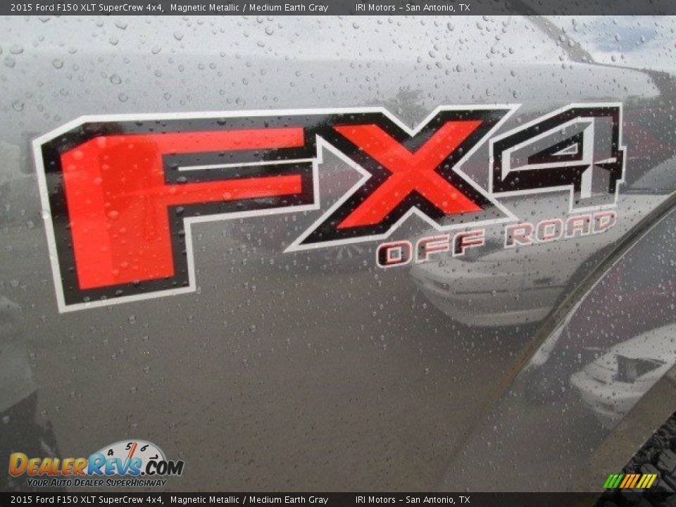 2015 Ford F150 XLT SuperCrew 4x4 Magnetic Metallic / Medium Earth Gray Photo #5