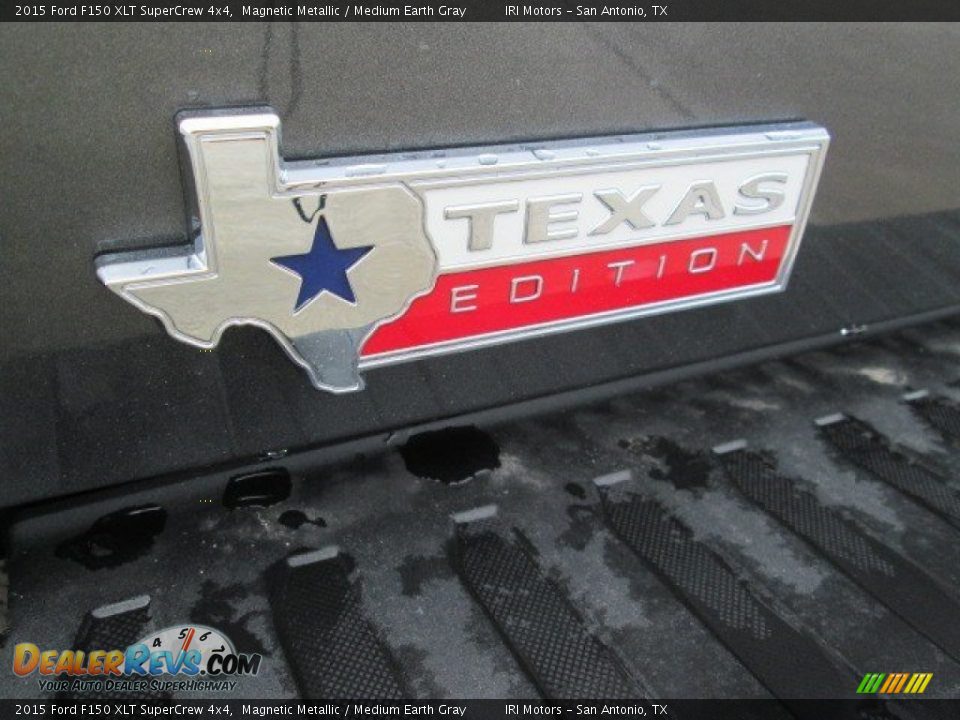 2015 Ford F150 XLT SuperCrew 4x4 Magnetic Metallic / Medium Earth Gray Photo #7