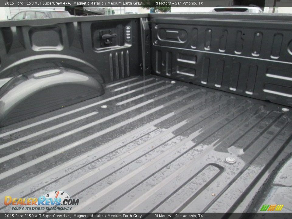 2015 Ford F150 XLT SuperCrew 4x4 Magnetic Metallic / Medium Earth Gray Photo #10