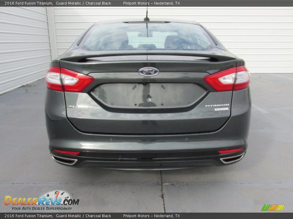 2016 Ford Fusion Titanium Guard Metallic / Charcoal Black Photo #5