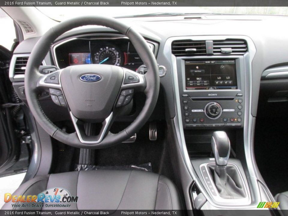 Dashboard of 2016 Ford Fusion Titanium Photo #24