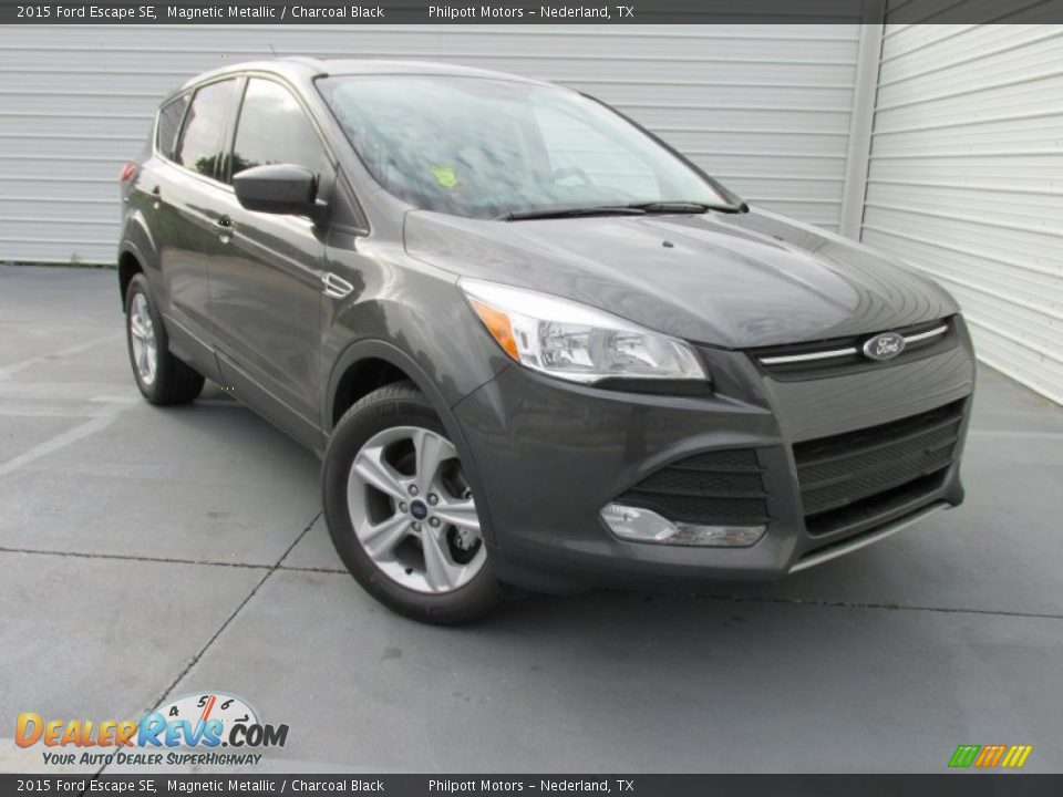 2015 Ford Escape SE Magnetic Metallic / Charcoal Black Photo #1
