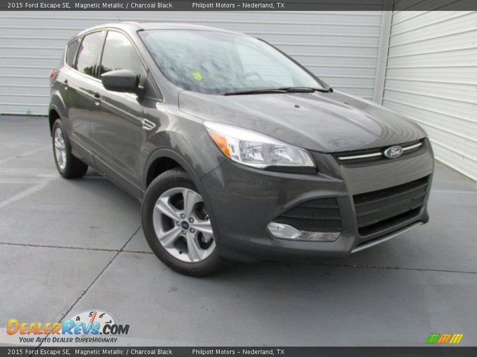 2015 Ford Escape SE Magnetic Metallic / Charcoal Black Photo #2