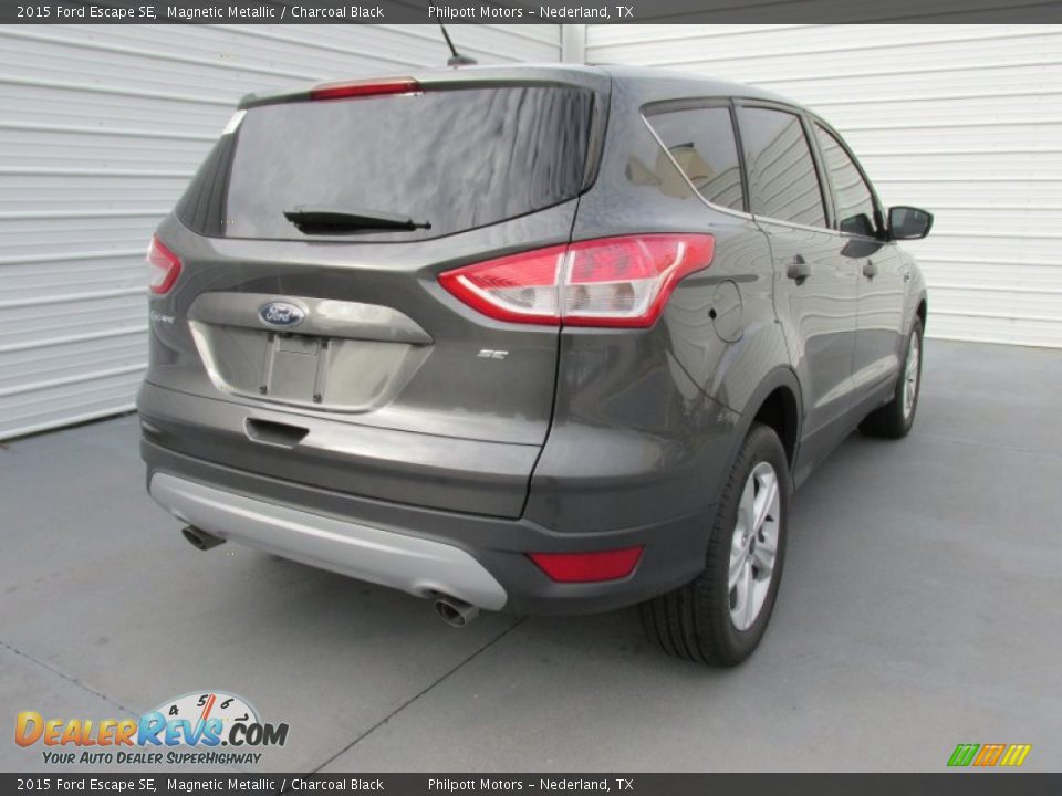 2015 Ford Escape SE Magnetic Metallic / Charcoal Black Photo #4