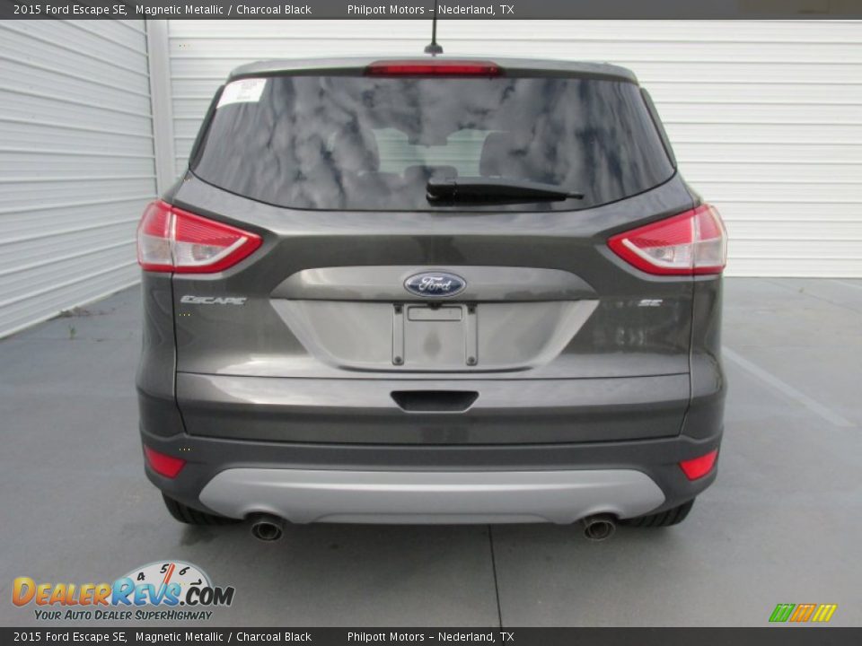 2015 Ford Escape SE Magnetic Metallic / Charcoal Black Photo #5