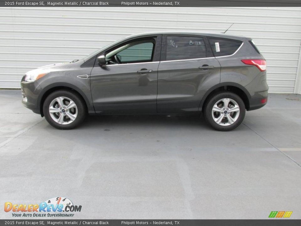 2015 Ford Escape SE Magnetic Metallic / Charcoal Black Photo #6