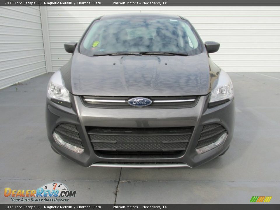 2015 Ford Escape SE Magnetic Metallic / Charcoal Black Photo #8