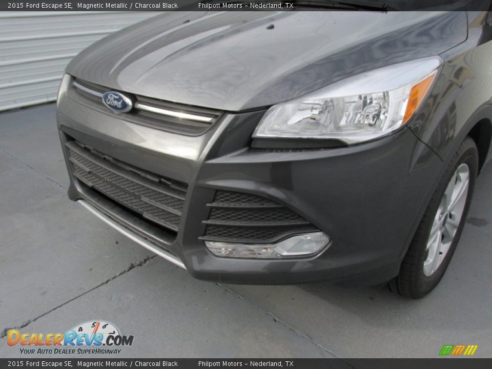 2015 Ford Escape SE Magnetic Metallic / Charcoal Black Photo #10