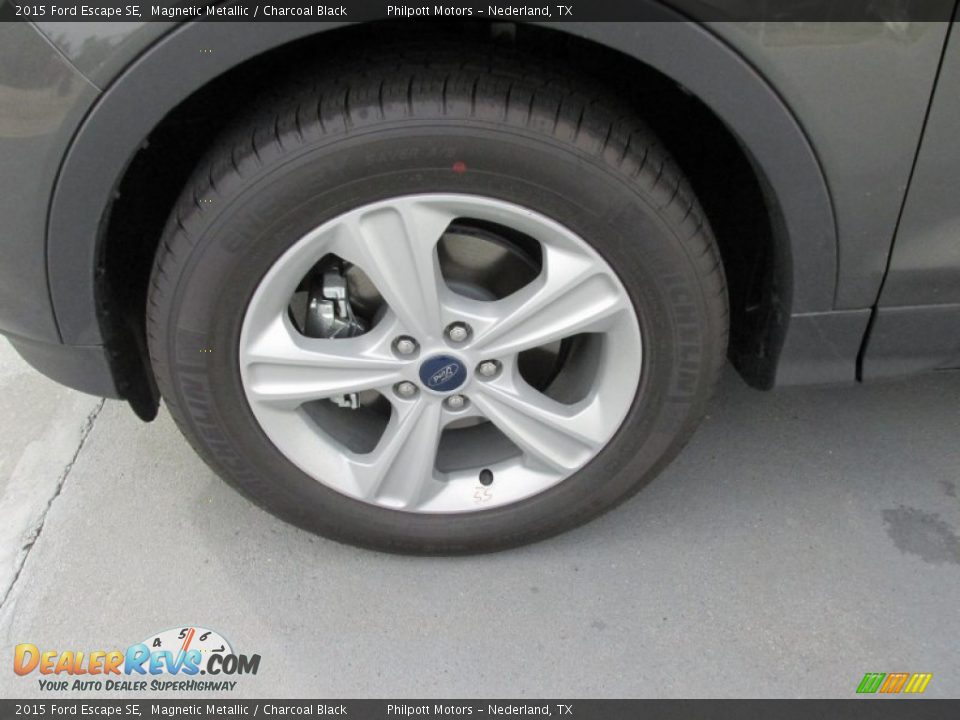 2015 Ford Escape SE Magnetic Metallic / Charcoal Black Photo #11