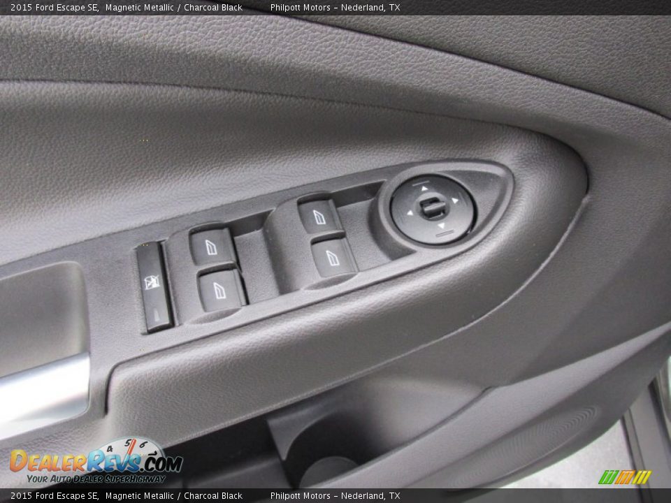 2015 Ford Escape SE Magnetic Metallic / Charcoal Black Photo #20