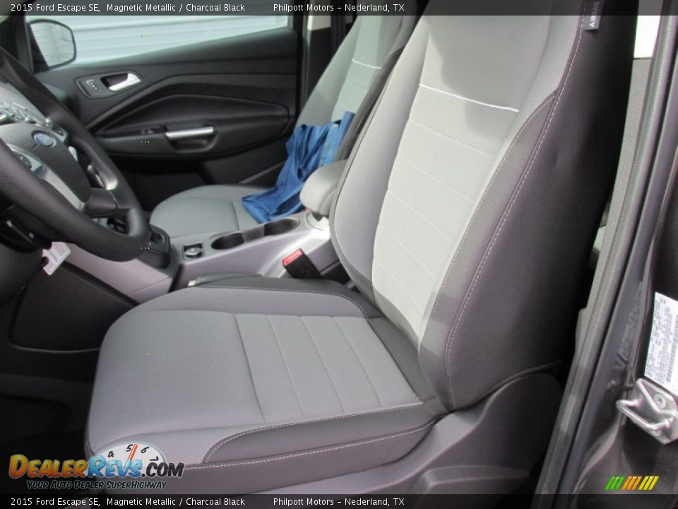 2015 Ford Escape SE Magnetic Metallic / Charcoal Black Photo #21