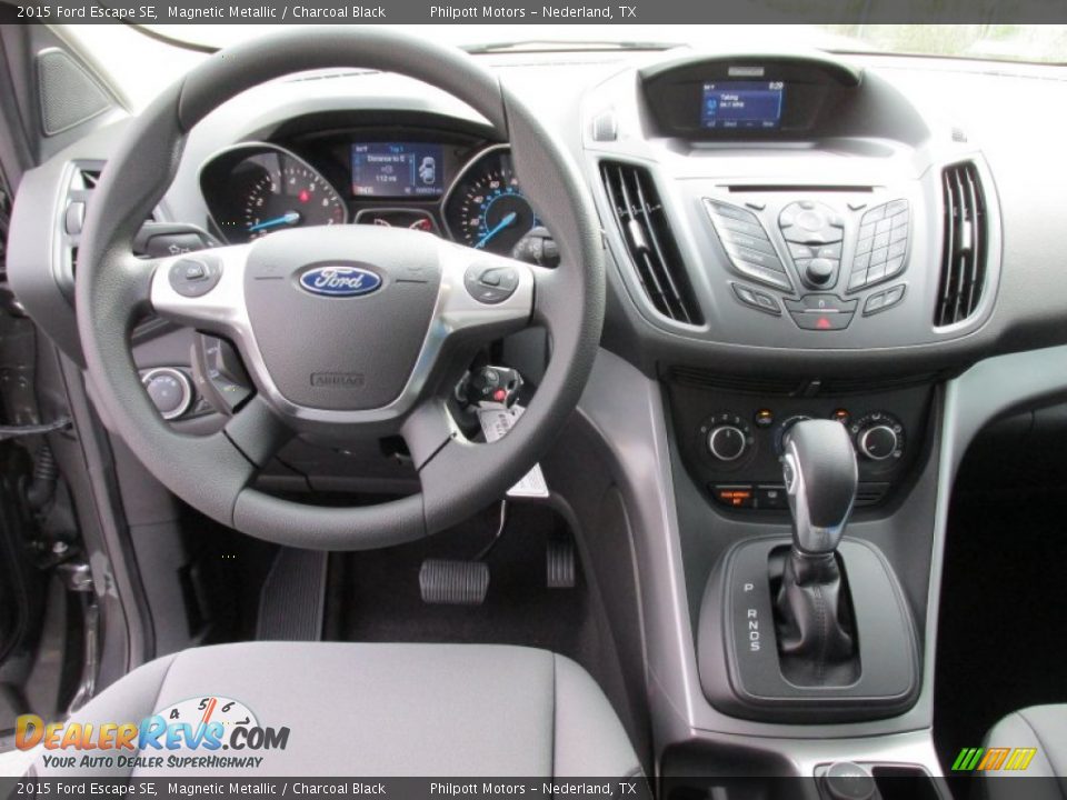 2015 Ford Escape SE Magnetic Metallic / Charcoal Black Photo #23