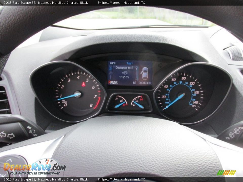 2015 Ford Escape SE Magnetic Metallic / Charcoal Black Photo #30