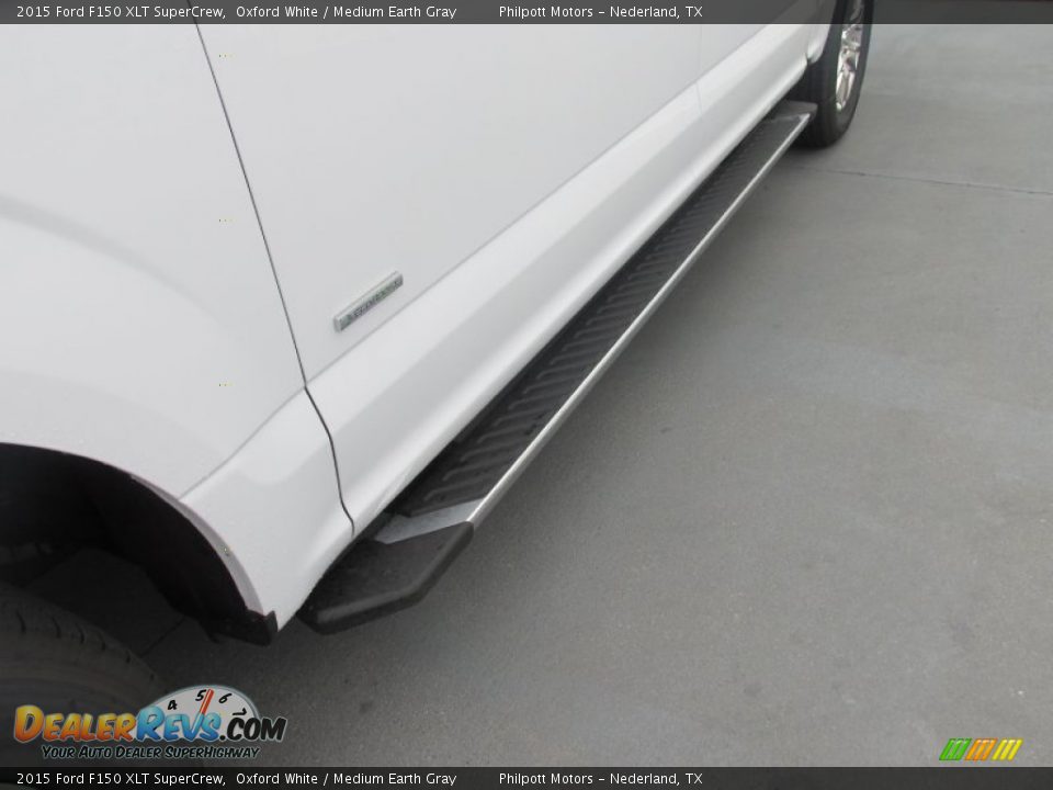 2015 Ford F150 XLT SuperCrew Oxford White / Medium Earth Gray Photo #12