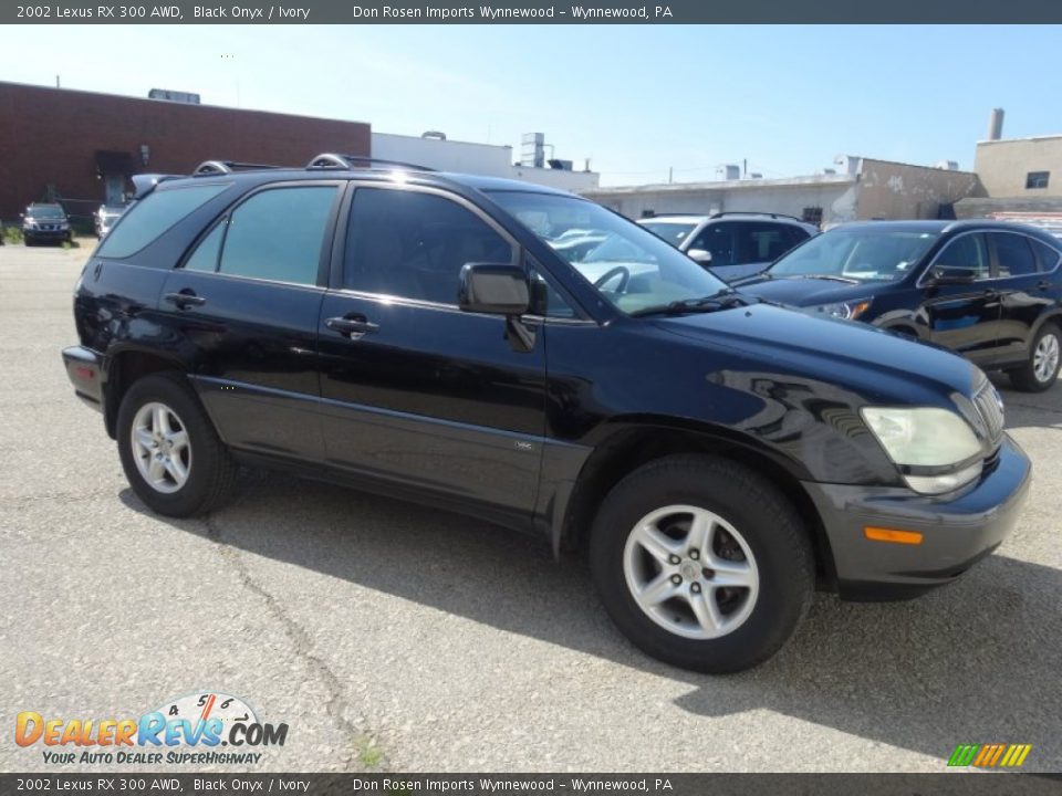 2002 Lexus RX 300 AWD Black Onyx / Ivory Photo #3