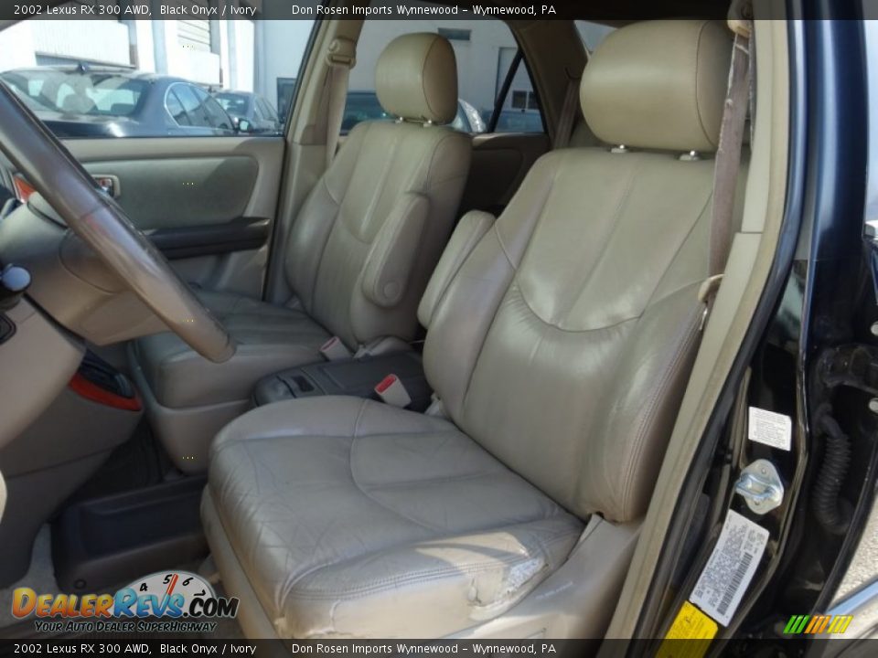 2002 Lexus RX 300 AWD Black Onyx / Ivory Photo #4