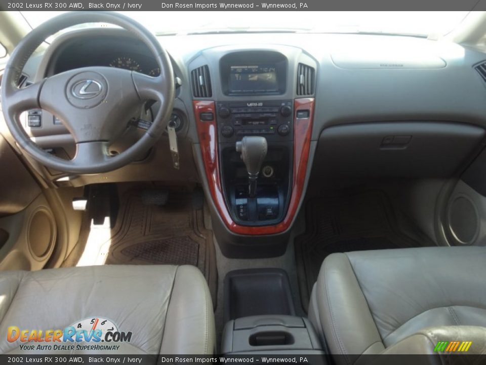 2002 Lexus RX 300 AWD Black Onyx / Ivory Photo #5
