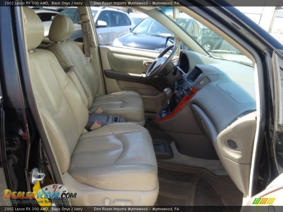 2002 Lexus RX 300 AWD Black Onyx / Ivory Photo #6