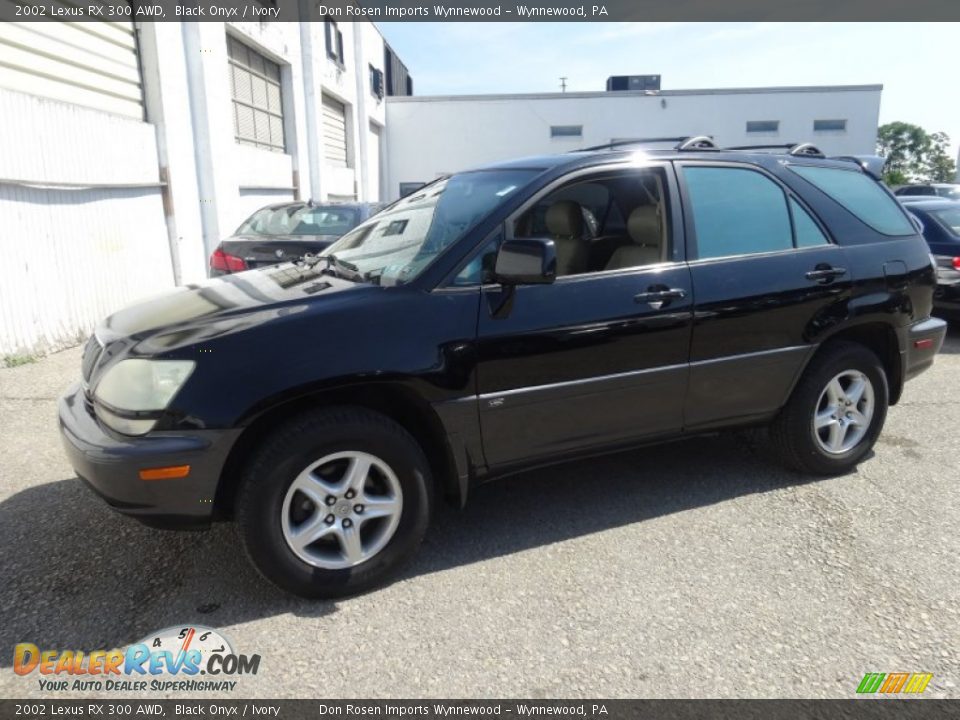 2002 Lexus RX 300 AWD Black Onyx / Ivory Photo #7