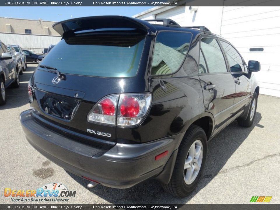2002 Lexus RX 300 AWD Black Onyx / Ivory Photo #8