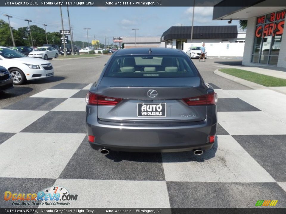 2014 Lexus IS 250 Nebula Gray Pearl / Light Gray Photo #4