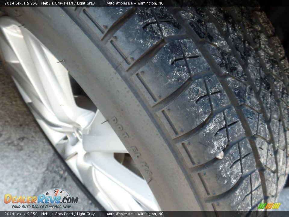 2014 Lexus IS 250 Nebula Gray Pearl / Light Gray Photo #8