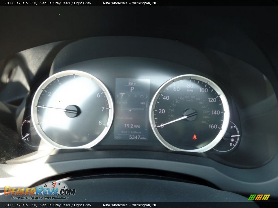 2014 Lexus IS 250 Nebula Gray Pearl / Light Gray Photo #16