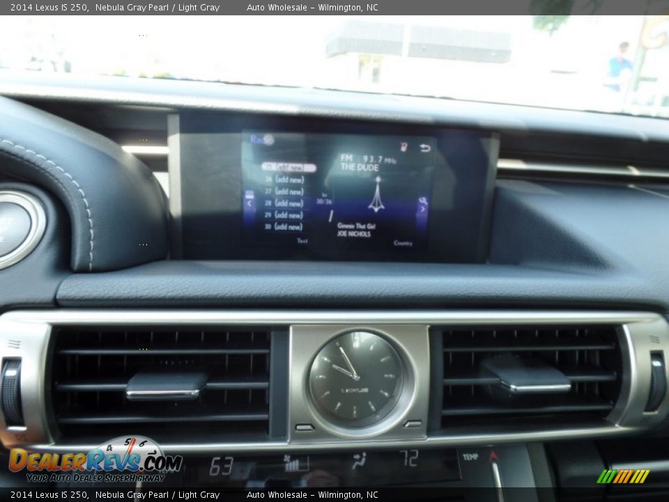 2014 Lexus IS 250 Nebula Gray Pearl / Light Gray Photo #18