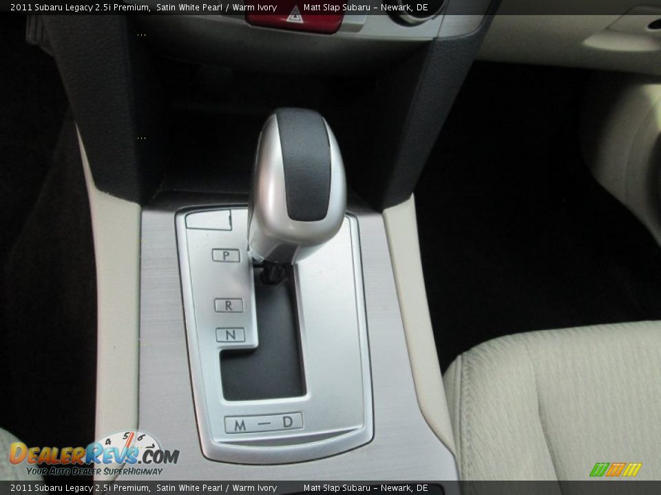 2011 Subaru Legacy 2.5i Premium Satin White Pearl / Warm Ivory Photo #27