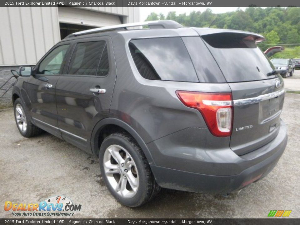 2015 Ford Explorer Limited 4WD Magnetic / Charcoal Black Photo #3