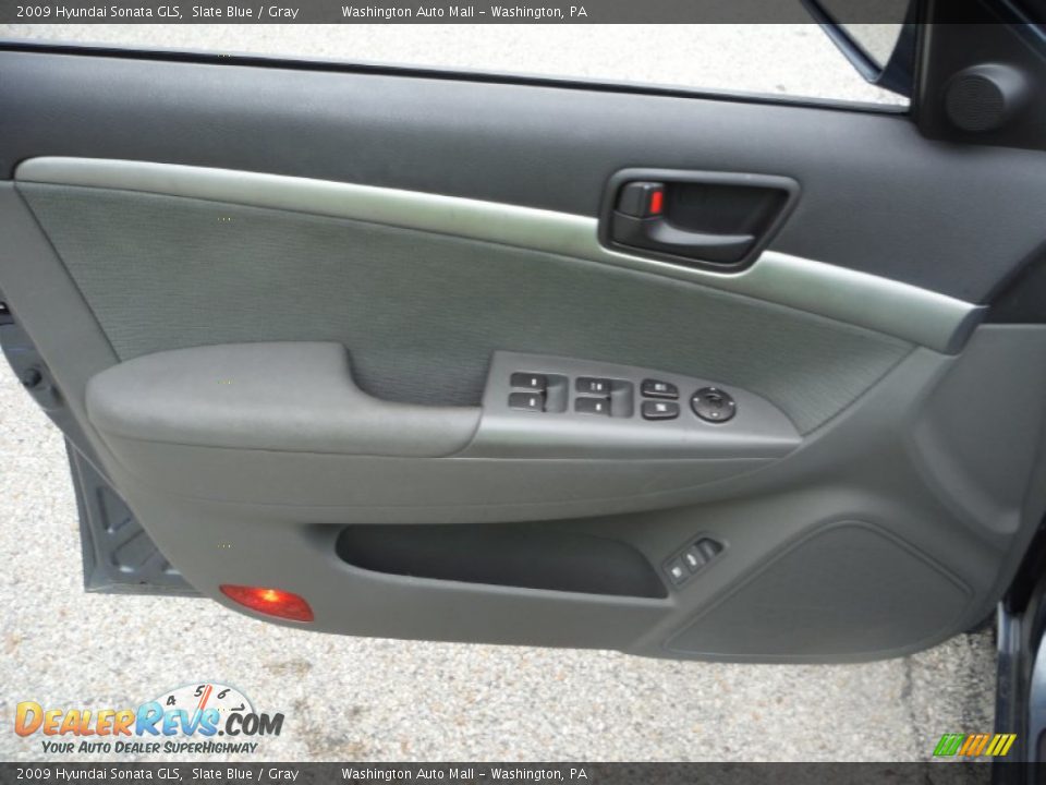 2009 Hyundai Sonata GLS Slate Blue / Gray Photo #11