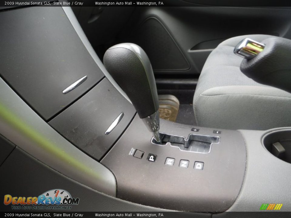 2009 Hyundai Sonata GLS Slate Blue / Gray Photo #13