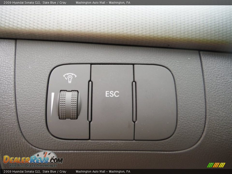 2009 Hyundai Sonata GLS Slate Blue / Gray Photo #16