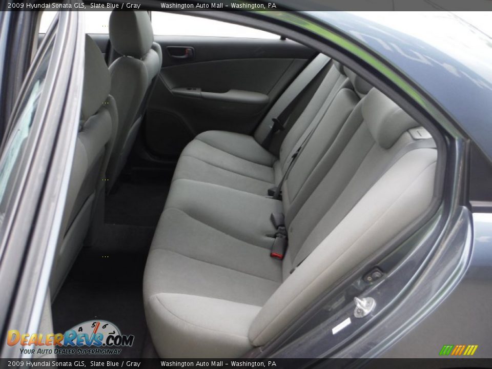 2009 Hyundai Sonata GLS Slate Blue / Gray Photo #17
