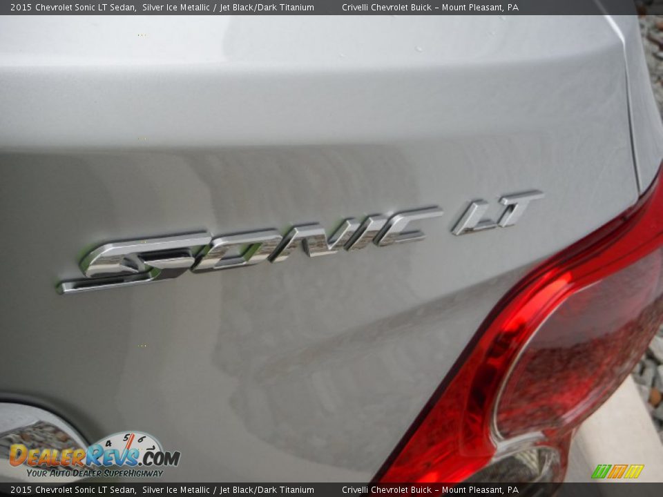 2015 Chevrolet Sonic LT Sedan Silver Ice Metallic / Jet Black/Dark Titanium Photo #7