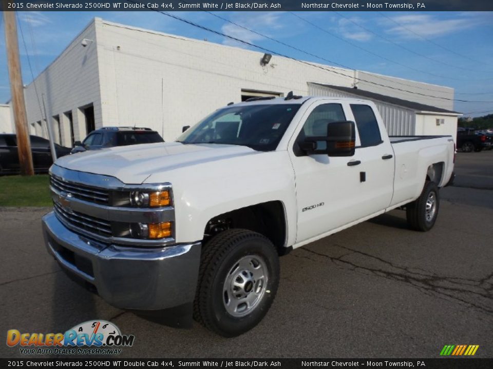 Front 3/4 View of 2015 Chevrolet Silverado 2500HD WT Double Cab 4x4 Photo #1