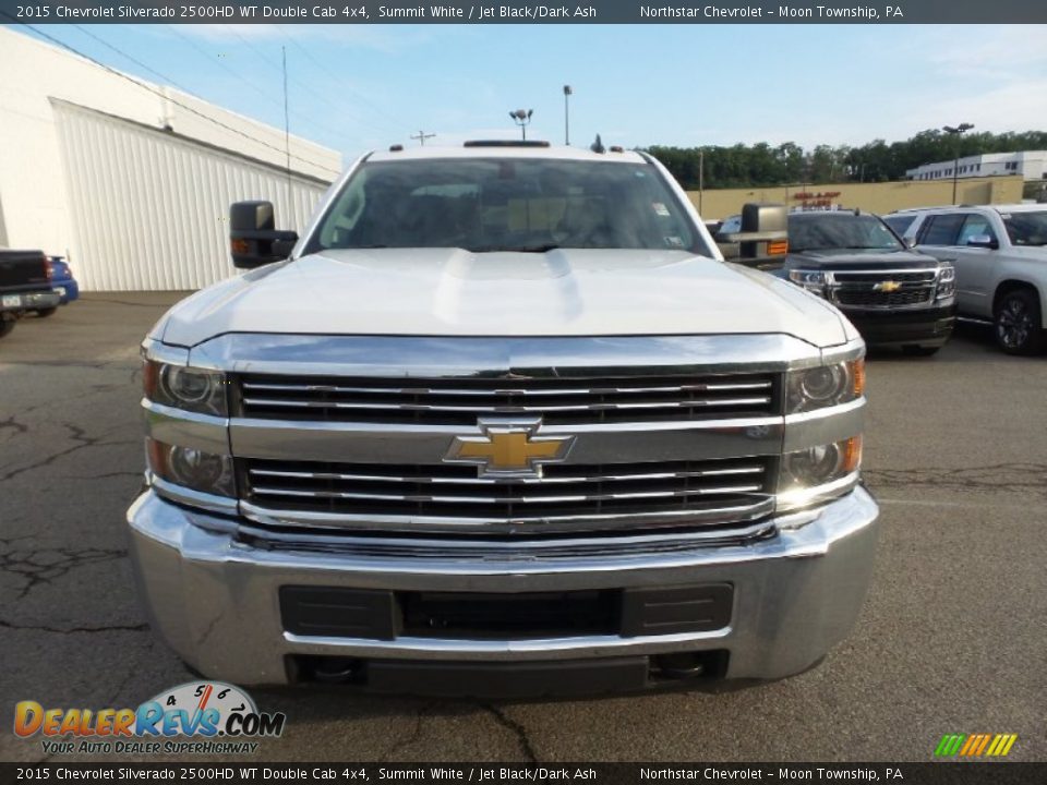 2015 Chevrolet Silverado 2500HD WT Double Cab 4x4 Summit White / Jet Black/Dark Ash Photo #2