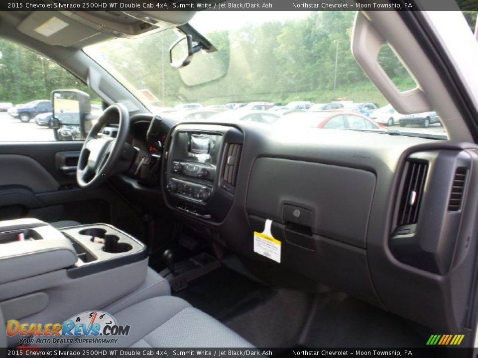 2015 Chevrolet Silverado 2500HD WT Double Cab 4x4 Summit White / Jet Black/Dark Ash Photo #5